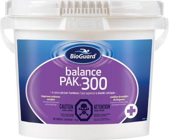 BioGuard Balance Pak® 300 (11 kg) to Raise Calcium Hardness